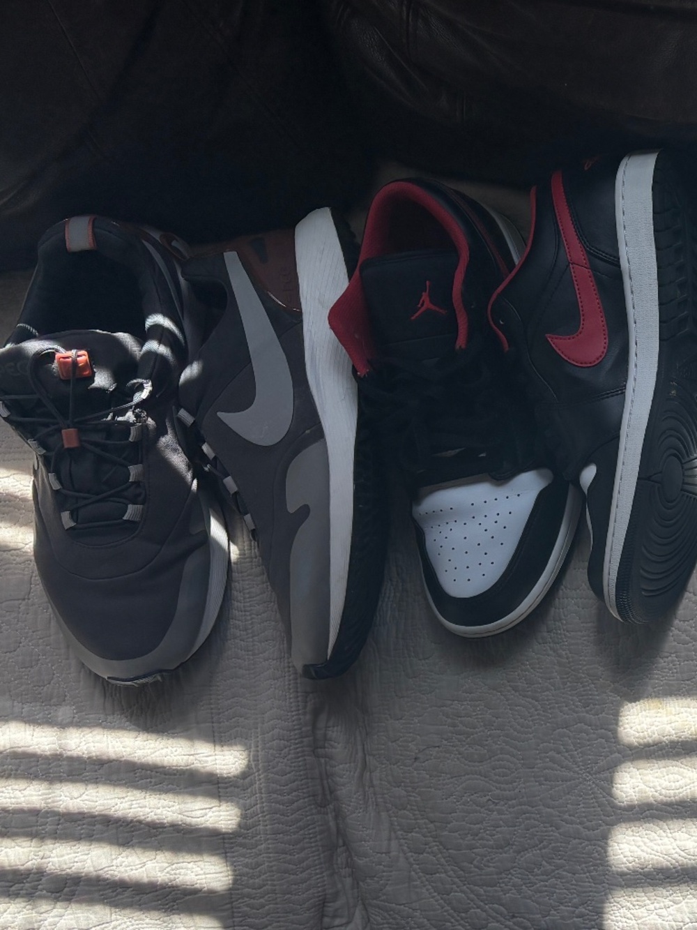 Bag of random shoes just found them in the house barely used all 11-12